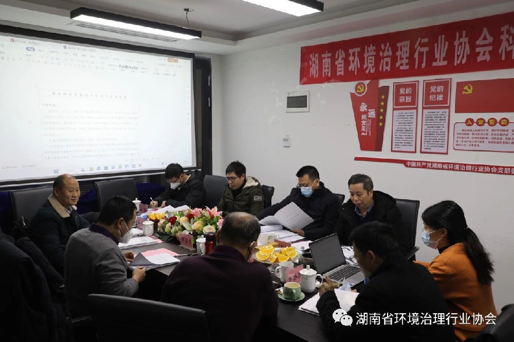 湖南省环境治理行业协会科技成果评价委员会组织专家对一项科学技术成果进行评价