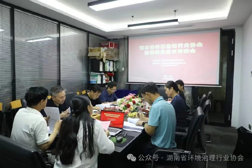 湖南省环境治理行业协会两项团体标准技术审查会顺利召开